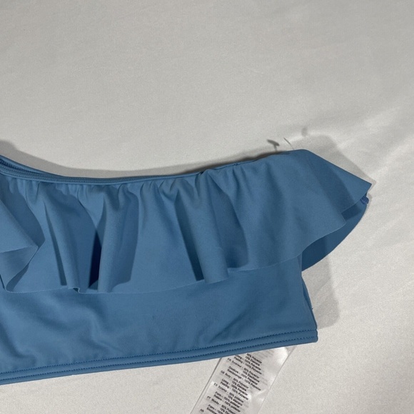 NEW Billabong [ Girls 14‎ ] Sol Searcher One Shoulder Bikini Top Periwinkle - Picture 5 of 11